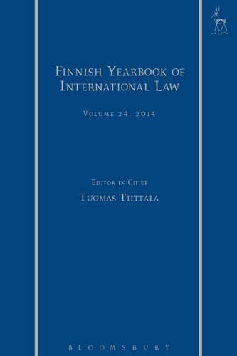 Finnish Yearbook of International Law Volume 24, 2014