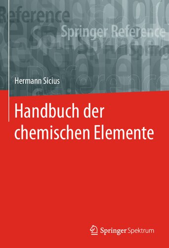 Handbuch der chemischen Elemente