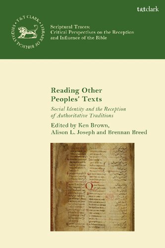 Reading Other Peoples’ Texts: Social Identity and the Reception of Authoritative Traditions