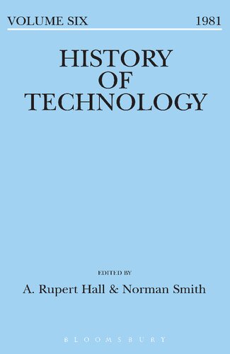 History of Technology Volume 6: Volume 6, 1981