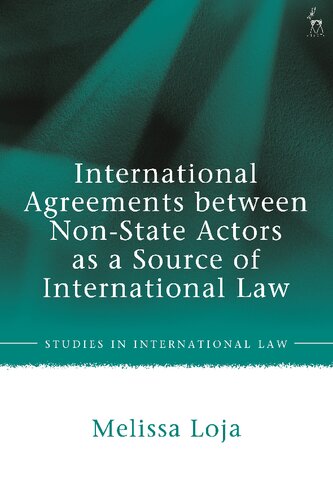 International Agreements between Non-State Actors as a Source of International Law