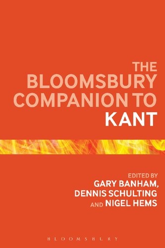 The BLOOMSBURY Companion to Kant