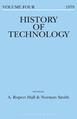 History of Technology Volume 4: Volume 4, 1979