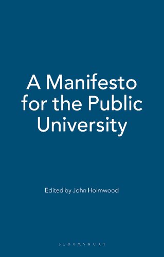 A Manifesto for the Public University