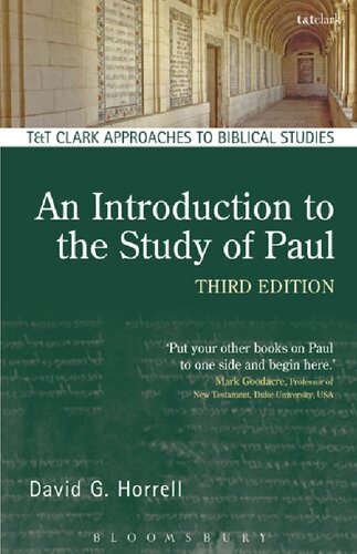 An Introduction to the Study of Paul