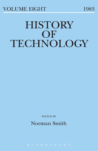 History of Technology Volume 8: Volume 8, 1983