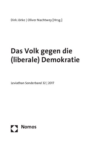 Das Volk gegen die (liberale) Demokratie