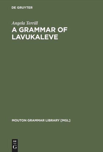 A Grammar of Lavukaleve