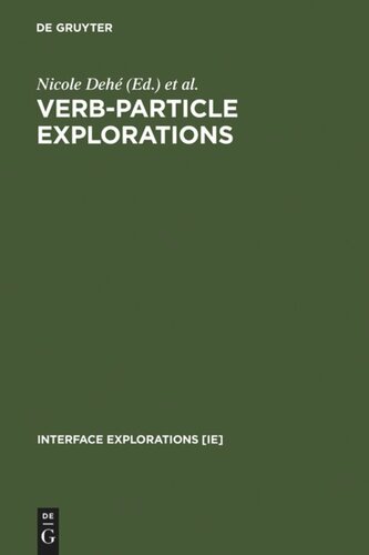 Verb-Particle Explorations