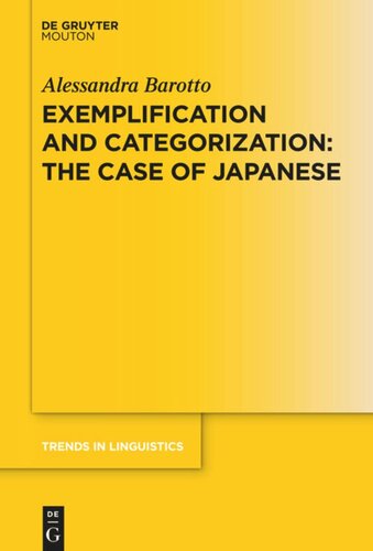 Exemplification and Categorization: The Case of Japanese