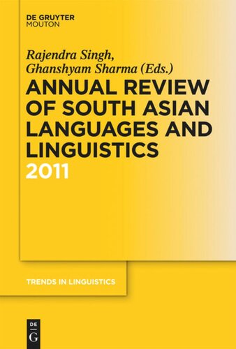 Annual Review of South Asian Languages and Linguistics: 2011