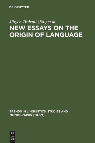 New Essays on the Origin of Language