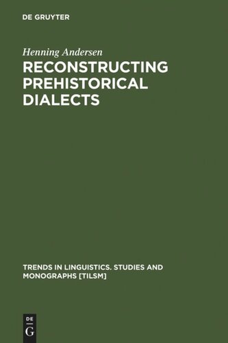 Reconstructing Prehistorical Dialects: Initial Vowels in Slavic and Baltic