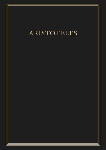 Aristoteles Werke: Band 16/III Historia animalium, Buch V