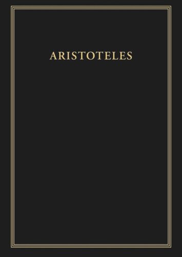 Aristoteles Werke. Band 16/V Historia animalium: Buch VIII und IX