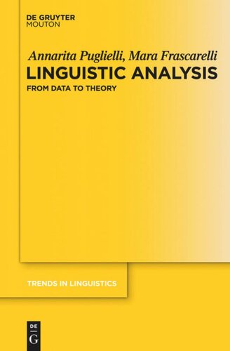 Linguistic Analysis: From Data to Theory