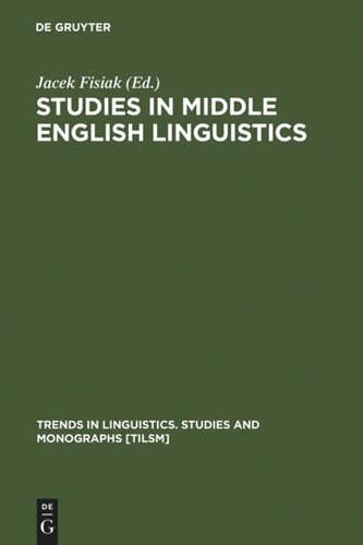 Studies in Middle English Linguistics