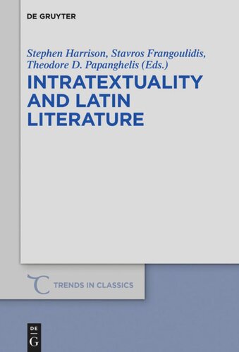 Intratextuality and Latin Literature