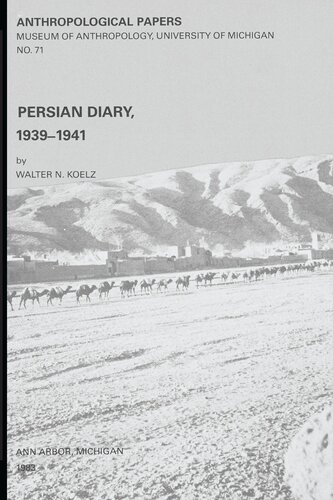 Persian Diary, 1939-1941