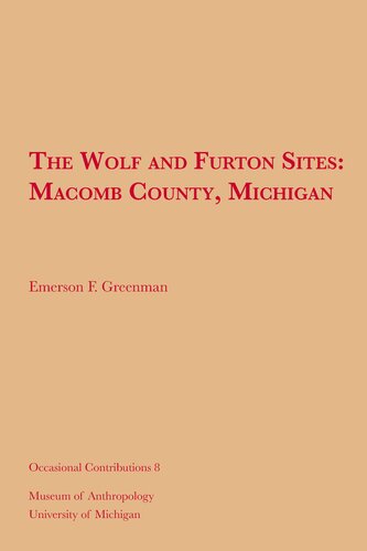 The Wolf and Furton Sites: Macomb County, Michigan