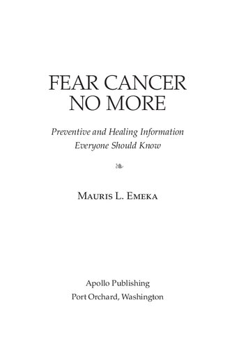 Fear Cancer No More, 2nd edition