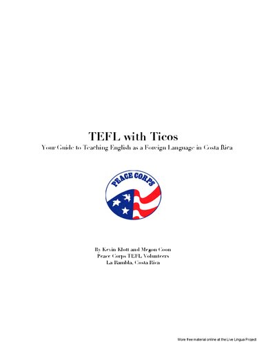 TEFL with Ticos Your Guide to Teaching English as a Foreign Language in Costa Rica