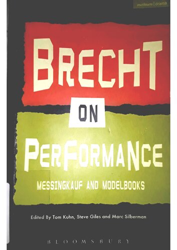 Brecht on Performance: Messingkauf and Modelbooks (Performance Books)