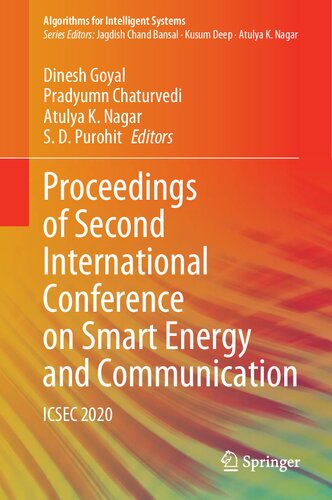 Proceedings of Second International Conference on Smart Energy and Communication: ICSEC 2020