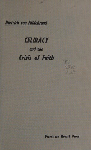 Celibacy and the Crisis of Faith