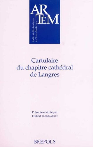 Cartulaire du chapitre cathédral de Langres