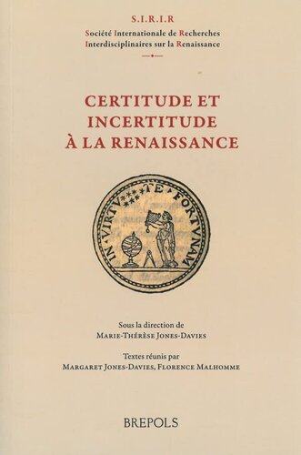 Certitude et incertitude à la Renaissance