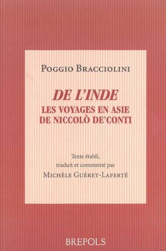 DE L'INDE. VOYAGES EN ASIE DE NICCOLO DE CONTI