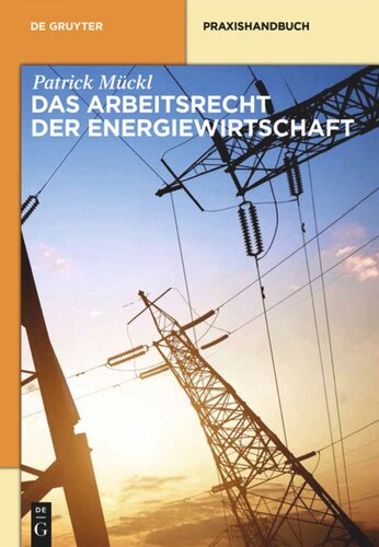 Das Arbeitsrecht der Energiewirtschaft