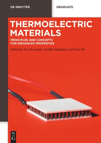 Thermoelectric Materials: Principles and Concepts for Enhanced Properties