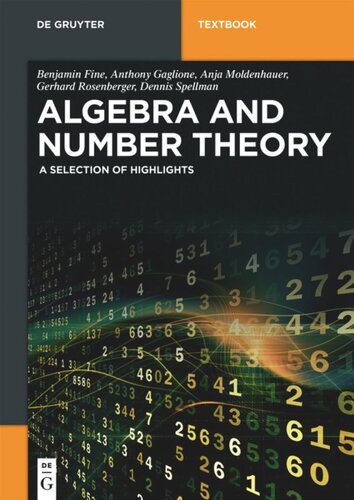 Algebra and Number Theory: A Selection of Highlights