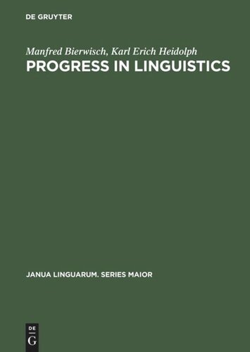 Progress in Linguistics: A Collection of Papers