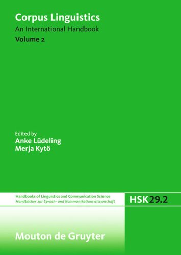 Corpus Linguistics: Volume 2