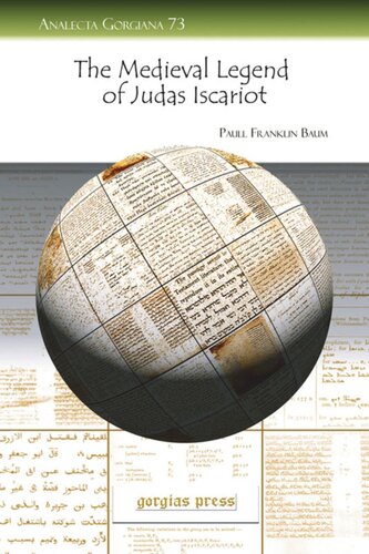 The Medieval Legend of Judas Iscariot: Its History and Diffusion