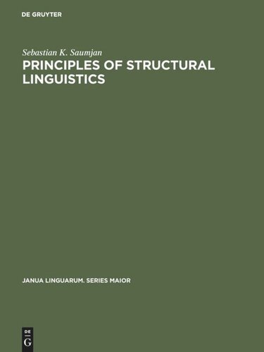 Principles of Structural Linguistics