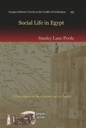 Social Life in Egypt: A Description of the Country and its People