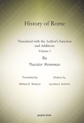 History of Rome: Translated with the Author's Sanction and Additions