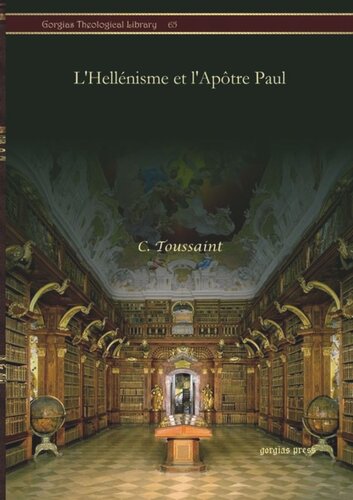 L'Hellénisme et l'Apôtre Paul