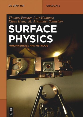 Surface Physics: Fundamentals and Methods