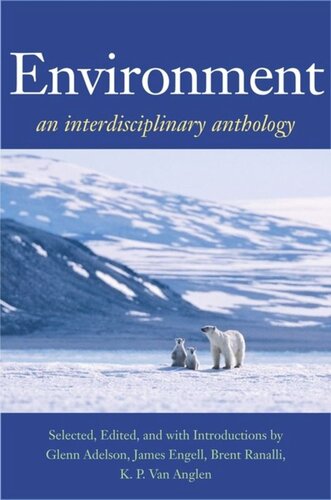 Environment: An Interdisciplinary Anthology