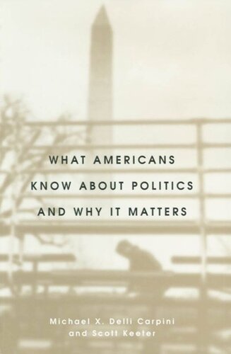 What Americans Know about Politics and Why It Matters