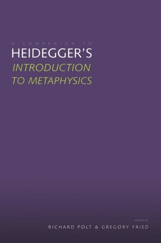 A Companion to Heidegger's 