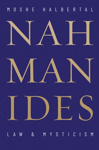 Nahmanides: Law and Mysticism