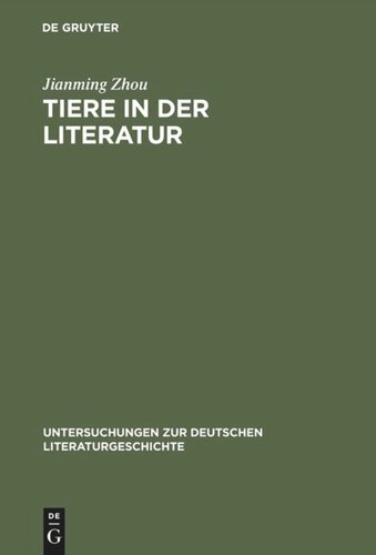 Tiere in der Literatur: Eine komparatistische Untersuchung der Funktion von Tierfiguren bei Franz Kafka und Pu Songling