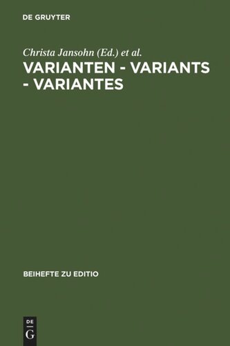 Varianten - Variants - Variantes