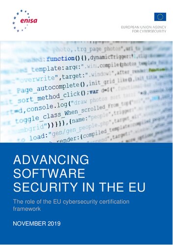 Advancing Software Security in the EU: The role of the EU cybersecurity certification framework